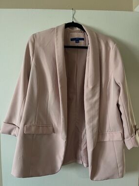 Apt. 9 Soft Pink Open-Front Blazer